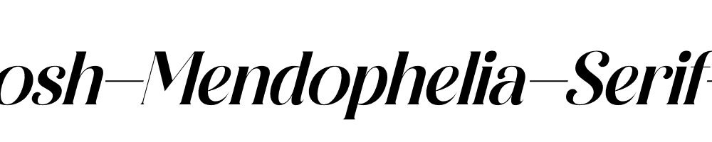 Raligosh-Mendophelia-Serif-Italic