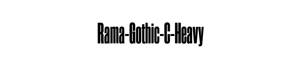 Rama-Gothic-C-Heavy