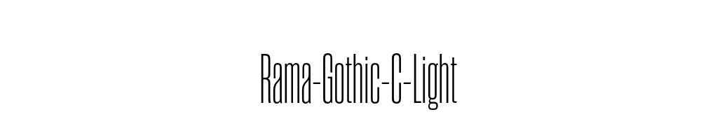 Rama-Gothic-C-Light