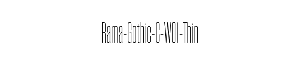 Rama-Gothic-C-W01-Thin