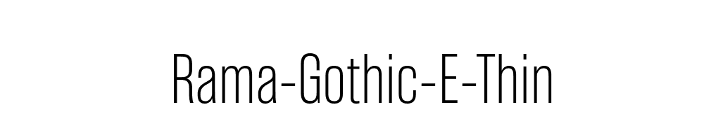 Rama-Gothic-E-Thin