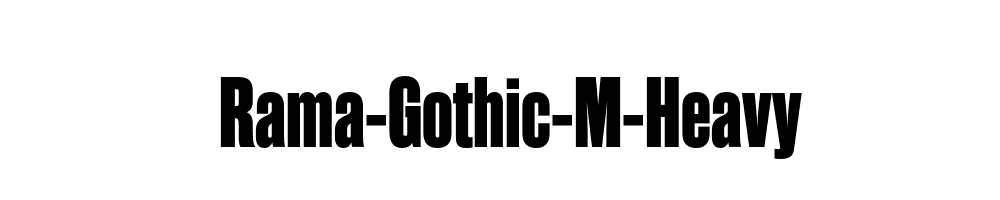 Rama-Gothic-M-Heavy