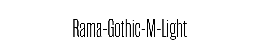 Rama-Gothic-M-Light