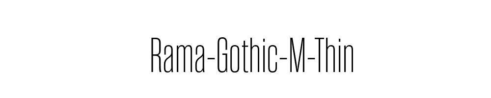 Rama-Gothic-M-Thin