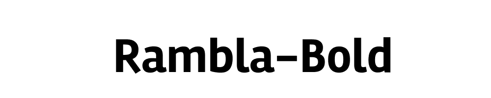 Rambla-Bold