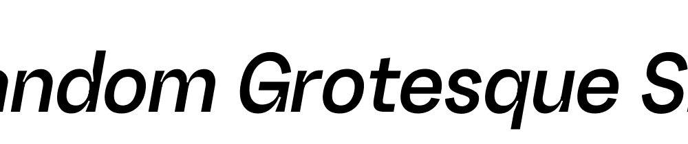 Random Grotesque Slim