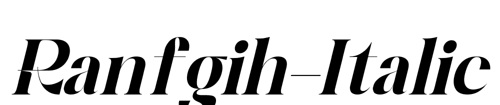 Ranfgih Italic