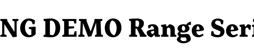  DEMO Range Serif Blk Black