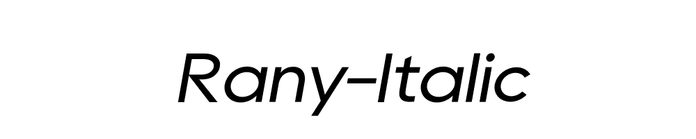 Rany-Italic