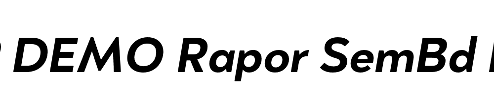 FSP DEMO Rapor SemBd Italic