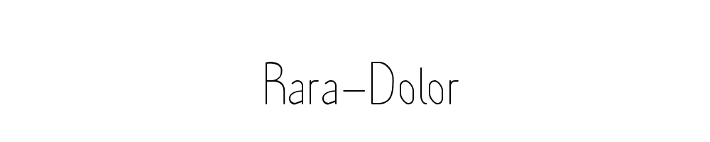 Rara-Dolor