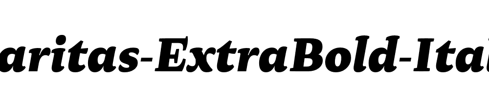 Raritas-ExtraBold-Italic