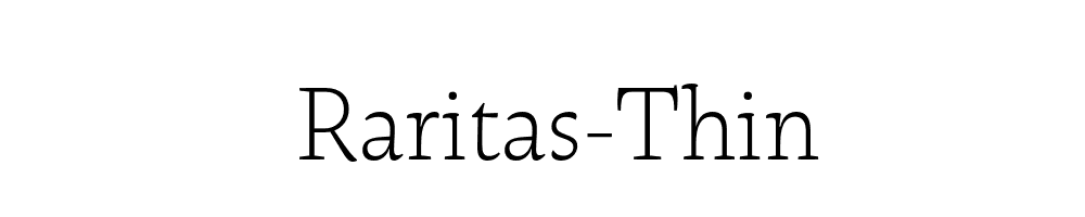 Raritas-Thin