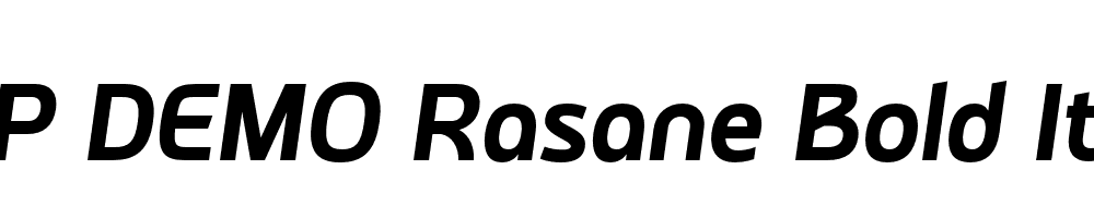 FSP DEMO Rasane Bold Italic