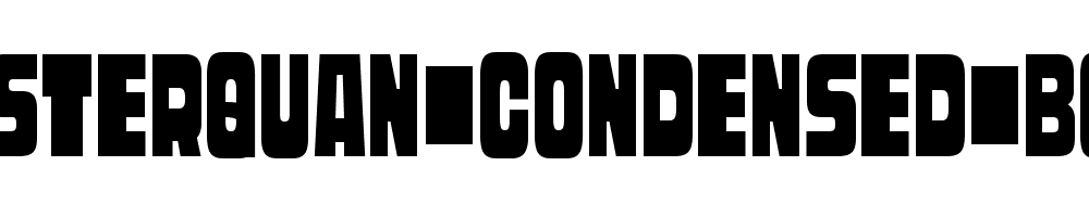 Rasterquan-Condensed-Bold