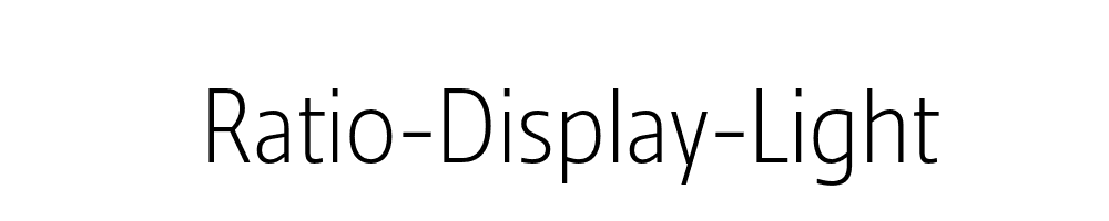 Ratio-Display-Light