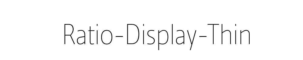 Ratio-Display-Thin