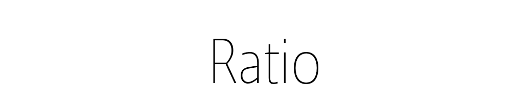 Ratio