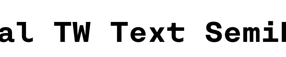  DEMO Rational TW Text SemiBold Regular