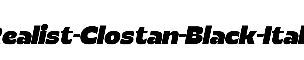 Realist-Clostan-Black-Italic