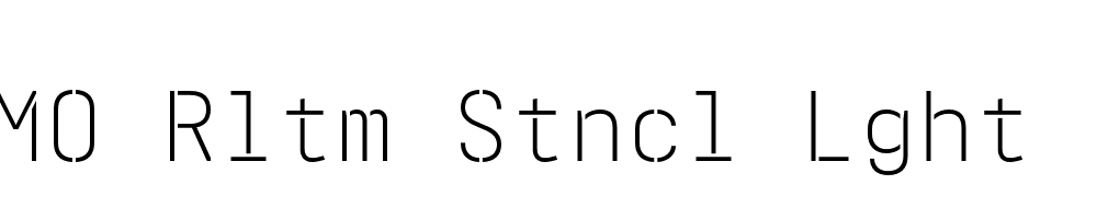 FSP DEMO Rltm Stncl Lght Regular