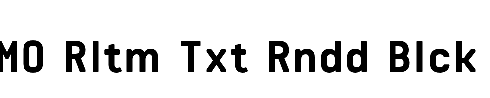 FSP DEMO Rltm Txt Rndd Blck Regular