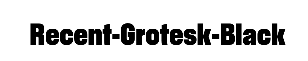 Recent-Grotesk-Black