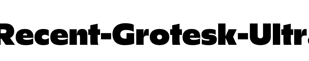 Recent-Grotesk-Ultra