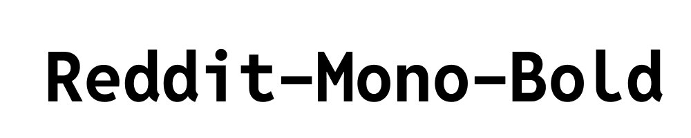 Reddit-Mono-Bold