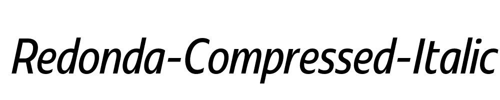 Redonda-Compressed-Italic