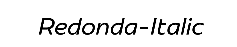 Redonda-Italic