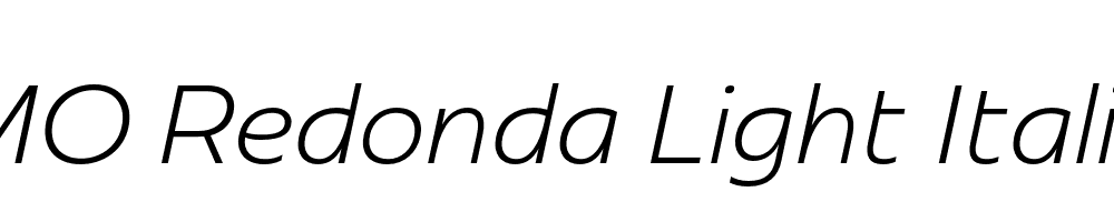 FSP DEMO Redonda Light Italic Regular