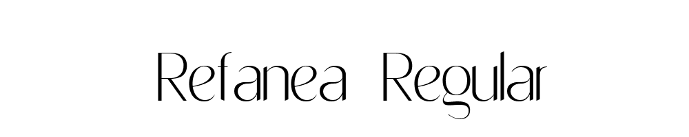 Refanea-Regular