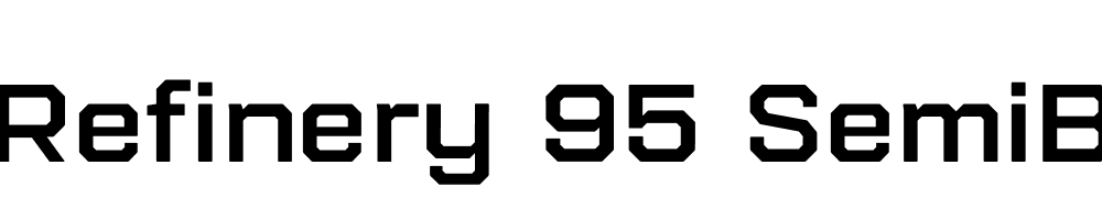 FSP DEMO Refinery 95 SemiBold Regular