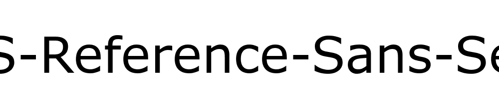 MS-Reference-Sans-Serif