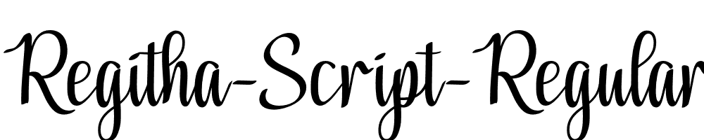 Regitha-Script-Regular