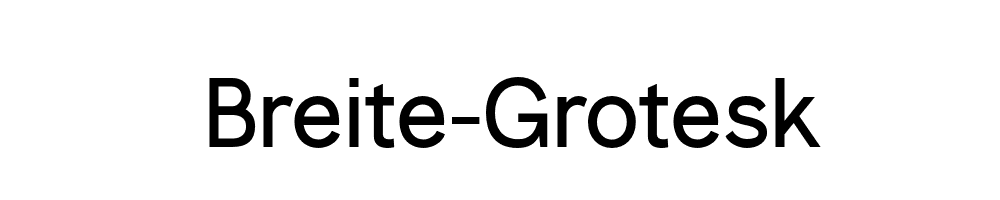 Breite-Grotesk