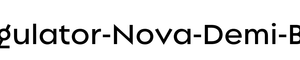 Regulator-Nova-Demi-Bold