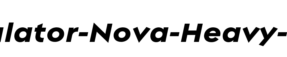 Regulator-Nova-Heavy-Italic