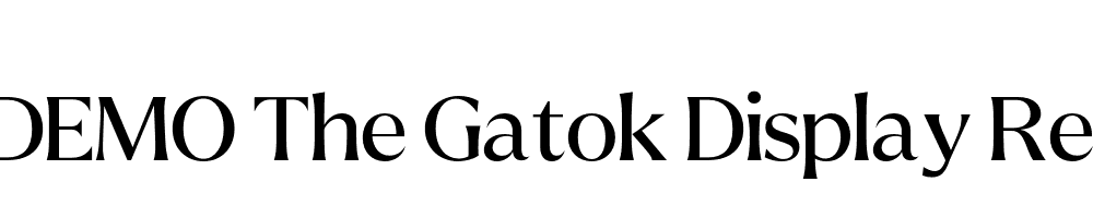 FSP DEMO The Gatok Display Regular