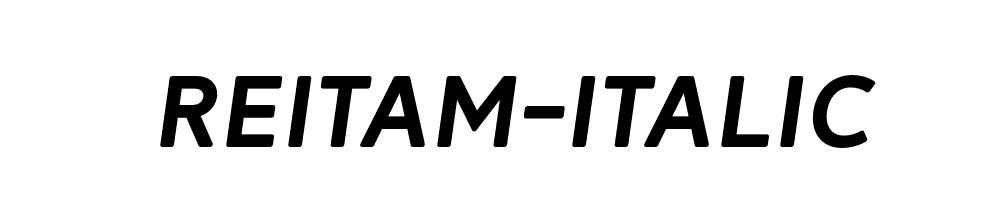 Reitam-Italic