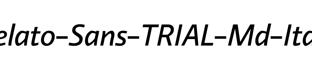 Relato-Sans-TRIAL-Md-Italic