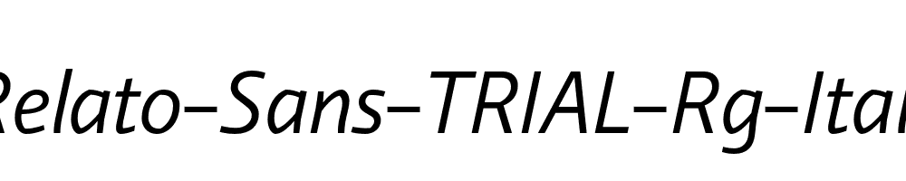 Relato-Sans-TRIAL-Rg-Italic