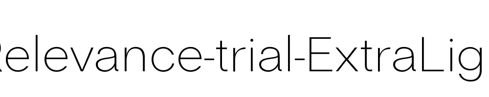 Relevance-trial-ExtraLight