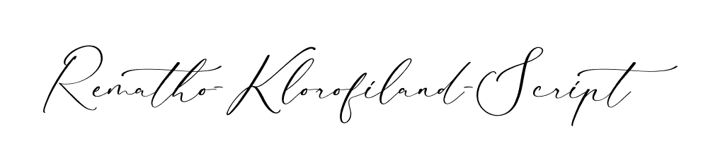 Rematho-Klorofiland-Script