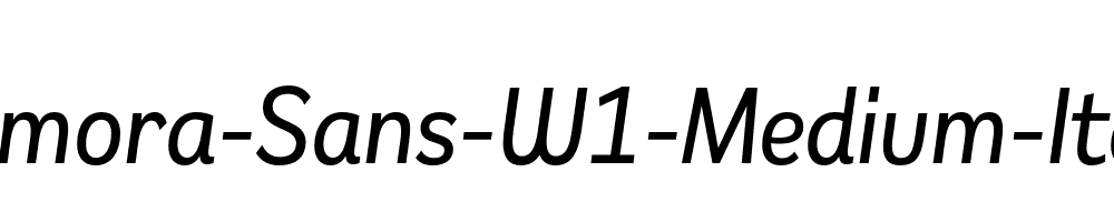 Remora-Sans-W1-Medium-Italic