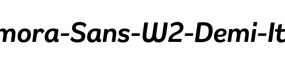 Remora-Sans-W2-Demi-Italic