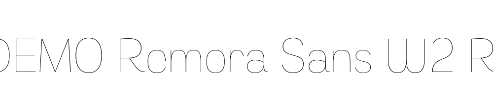 FSP DEMO Remora Sans W2 Regular