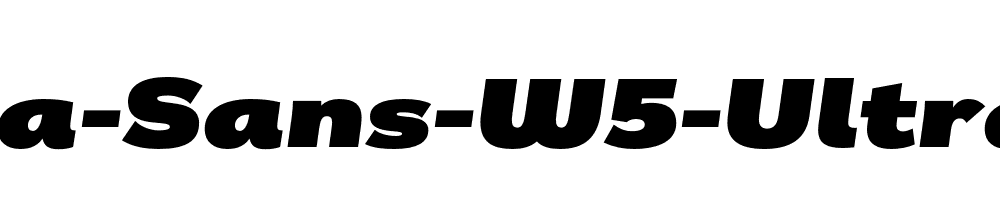 Remora-Sans-W5-Ultra-Italic