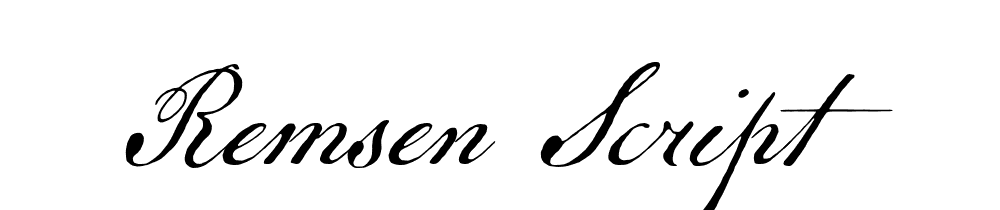 Remsen Script